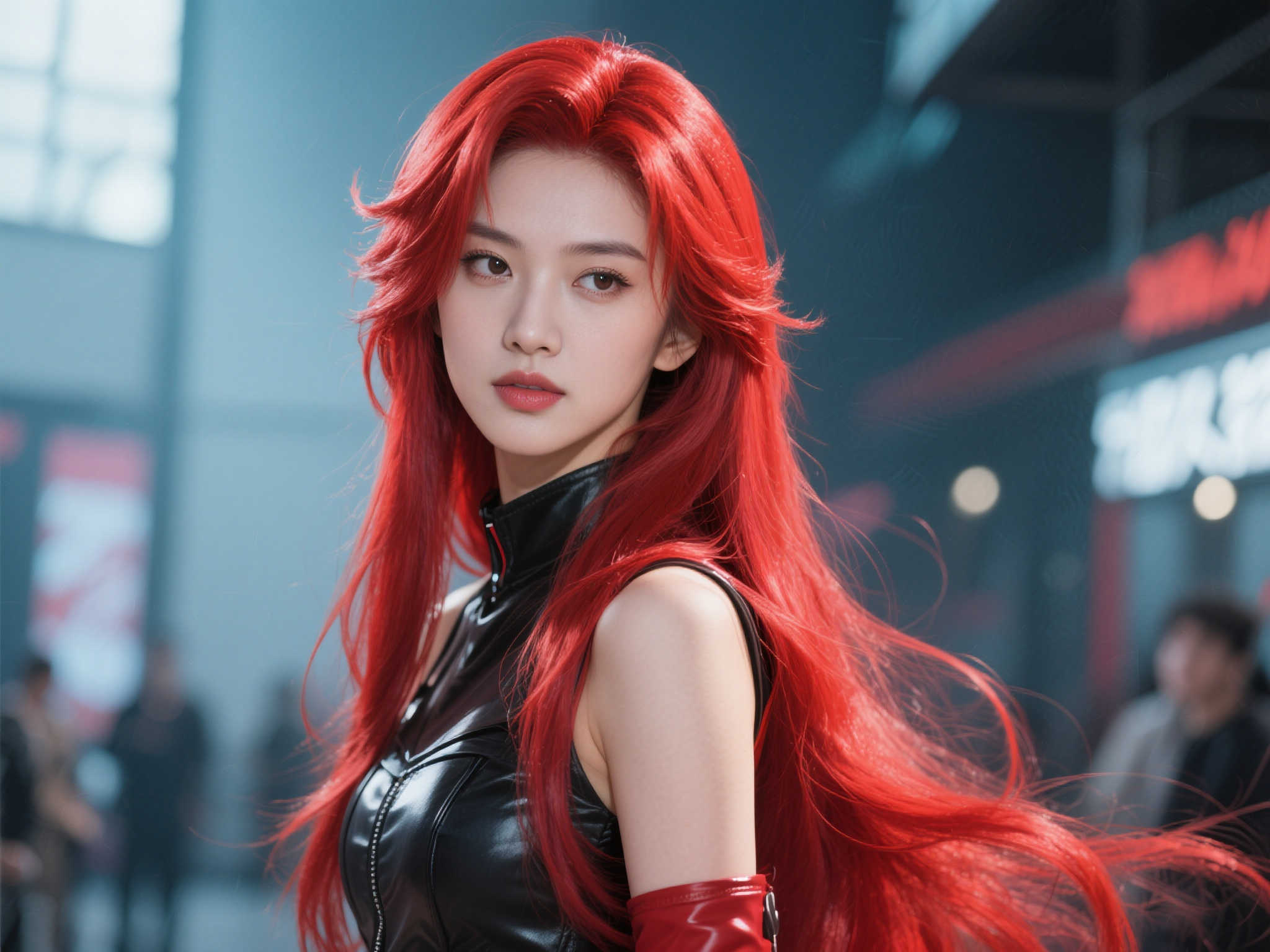 火焰与幻影：动人美丽的双女神COS展示